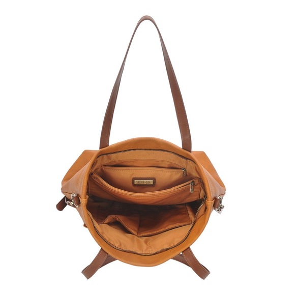 Sasha + Sofi Addison Tote Vegan Leather NWT MMS Studio - Picture 3 of 8